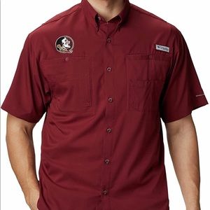 Columbia Men's FSU Collegiate Tamiami Short Sleeve Shirt